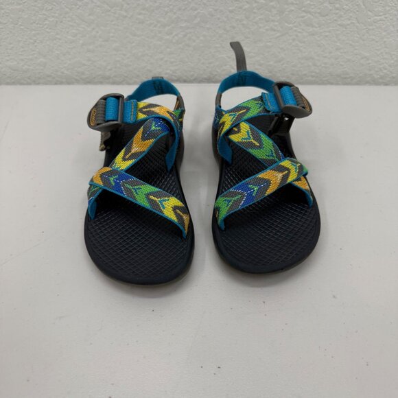 Chaco Z/1 Multicolor Classic Adjustable Strap Hiking Sandals Shoes Kids size 13 - Picture 2 of 8